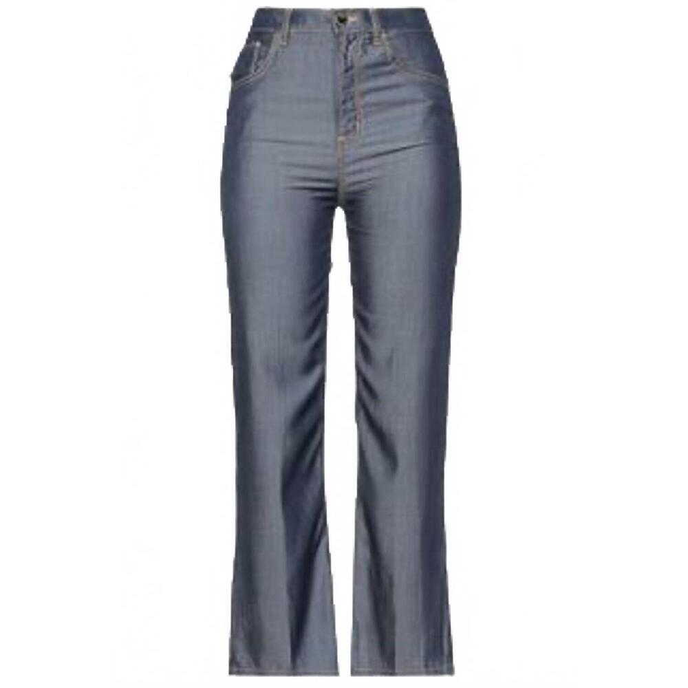 NEW TRUSSARDI women's high-waisted jeans in blue